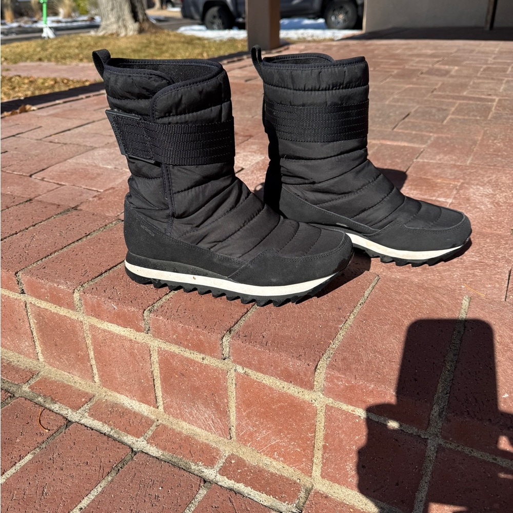 Merrell 80s Puffy Black & White Winter Boots